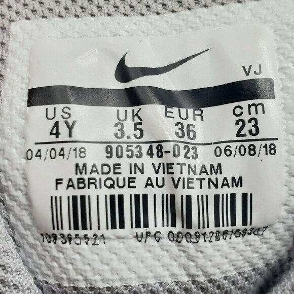 Nike Air Max 95 (GS) Unisex Kids Wolf Gray Black Indigo Burst Sneaker Shoes 4Y - Picture 7 of 7